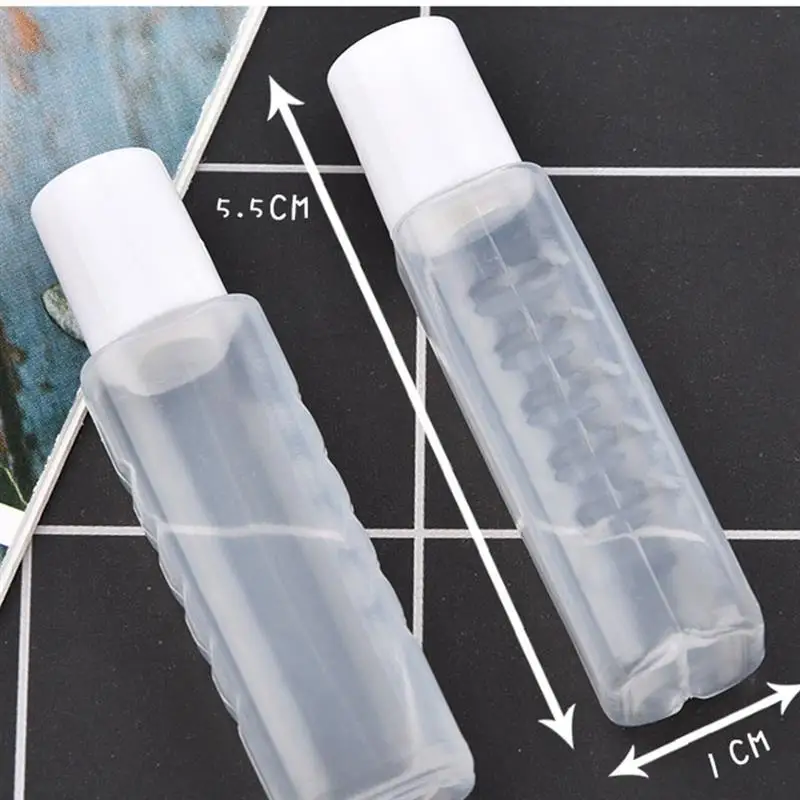 20 Pcs Empty Contact Lens Solution Small Squeeze Solution Container Refillable Bottles Travel Bottle Care Accessories