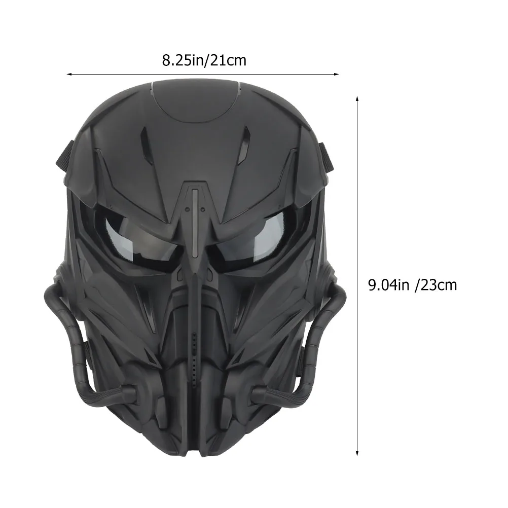 Science Fiction Costume Mask Outdoor Game Facial Guard Full Face Movie Prop Decorative Cosplay Face