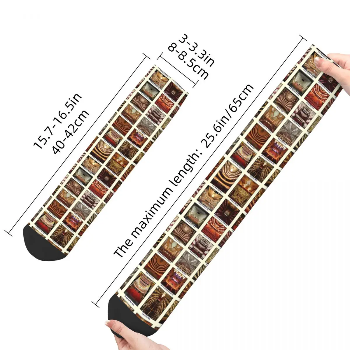 Opera Houses sockings Long Socks Harajuku Comfortable Breathable Happy Gift sockings For Unisex