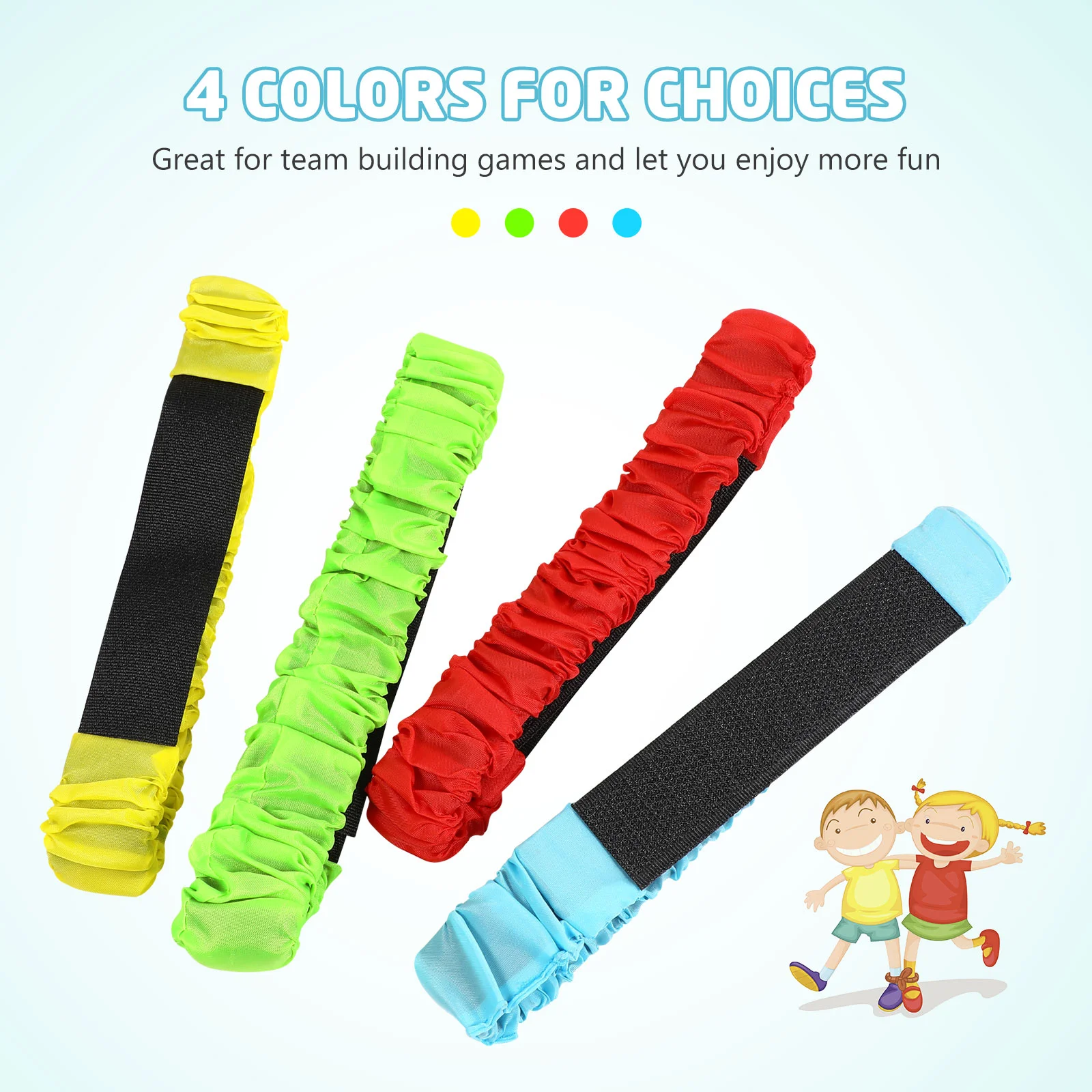 

Race Legged Bands Games Ties Kids For Game Three Relay Adults Elastic Tie Rope Leg Band Party Outdoor Family