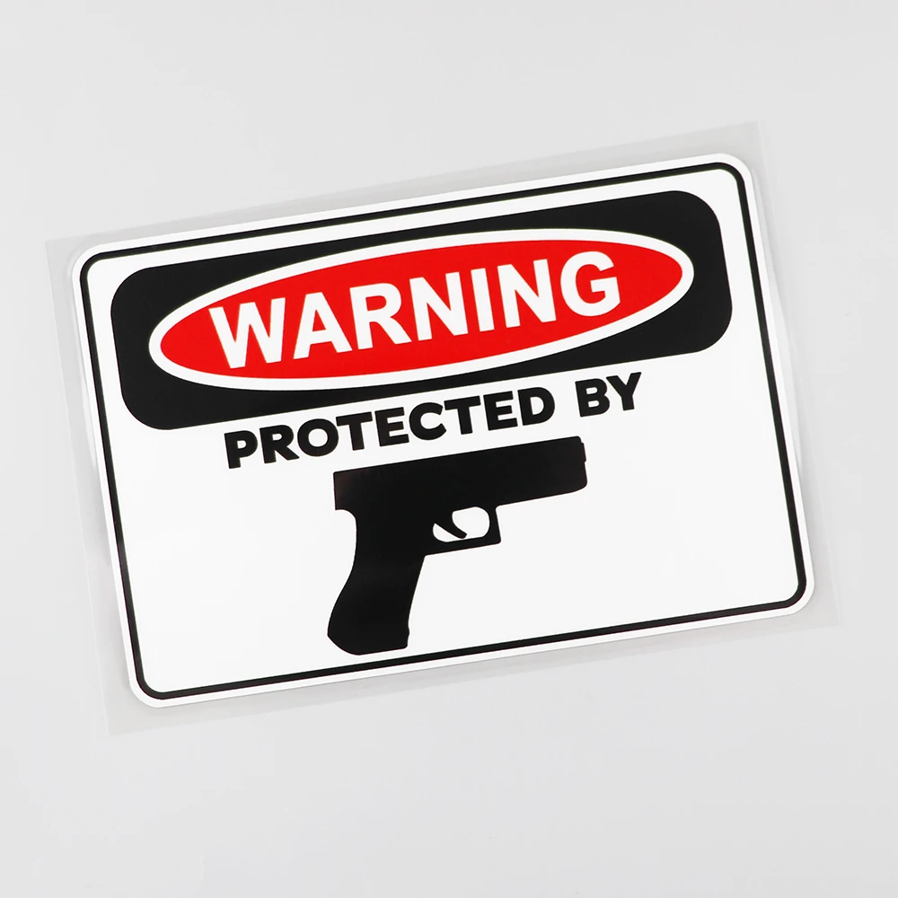 

The pistol Decal creatively designed by jpct is used for mountain bike, notebook and Waterproof PVC car sticker 16.1cm × 10.7CM