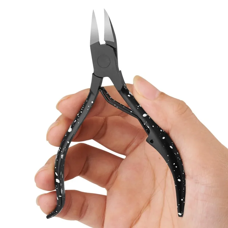 Black Toenail Ingrown Nail Art Cuticle Nipper Clipper Edge Cutter Manicure Scissor Plier Tool Pedicure Dead Skin Remover