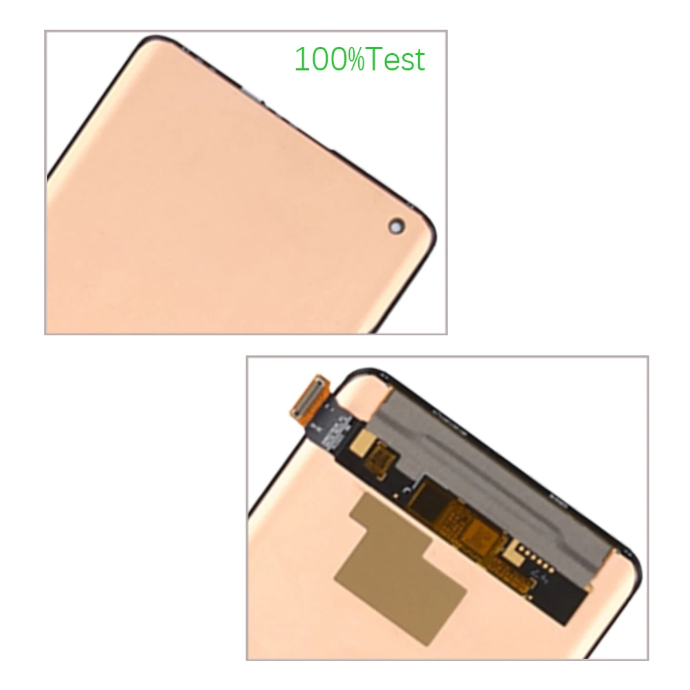 Original AMOLED For OPPO Find X2 Pro CPH2025 PDEM30 OPG01 LCD Display Touch Screen Replacement For OPPO Find X2 Pro lcd