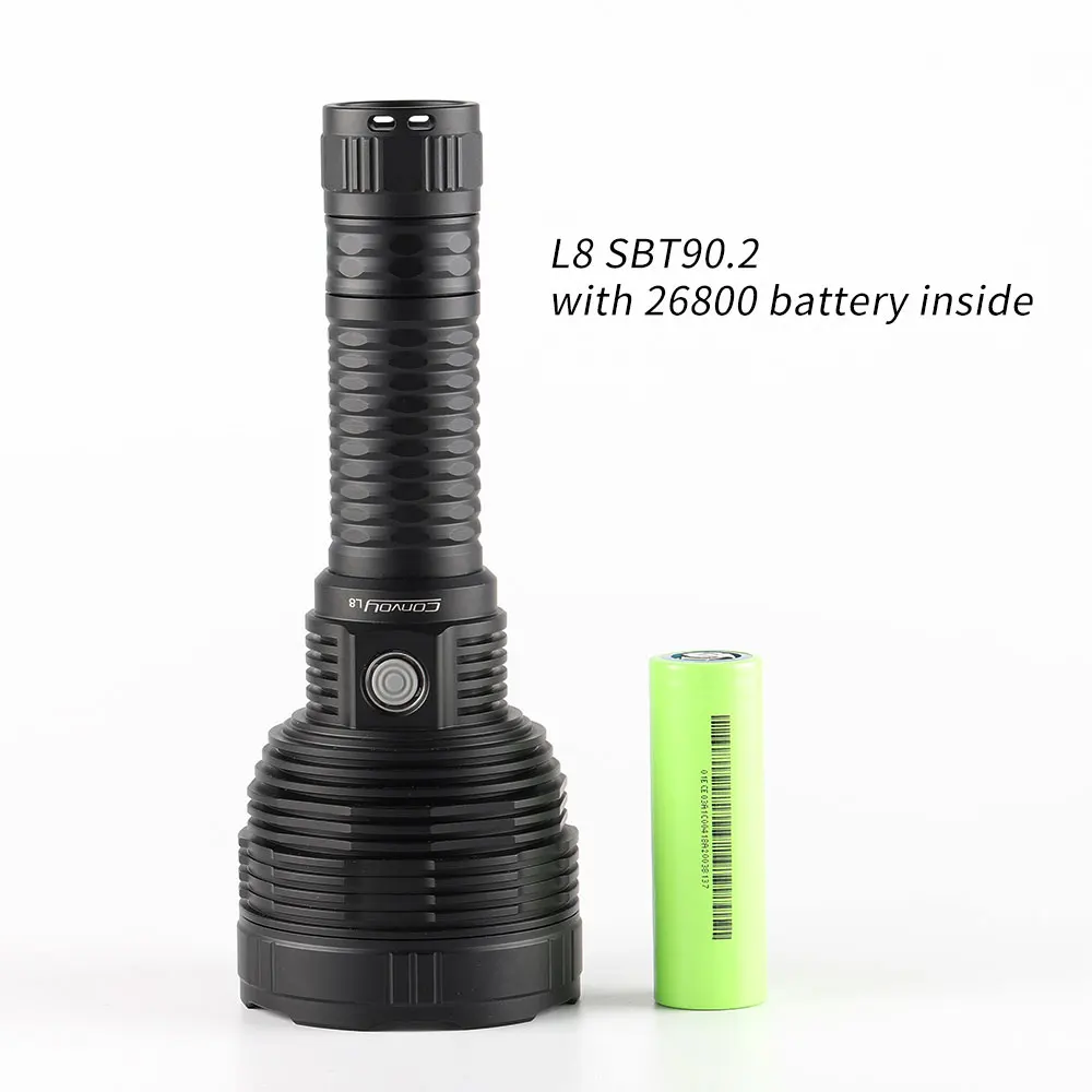 Convoy L8 SBT90.2 26800 26980 flashlight ,long range ,with