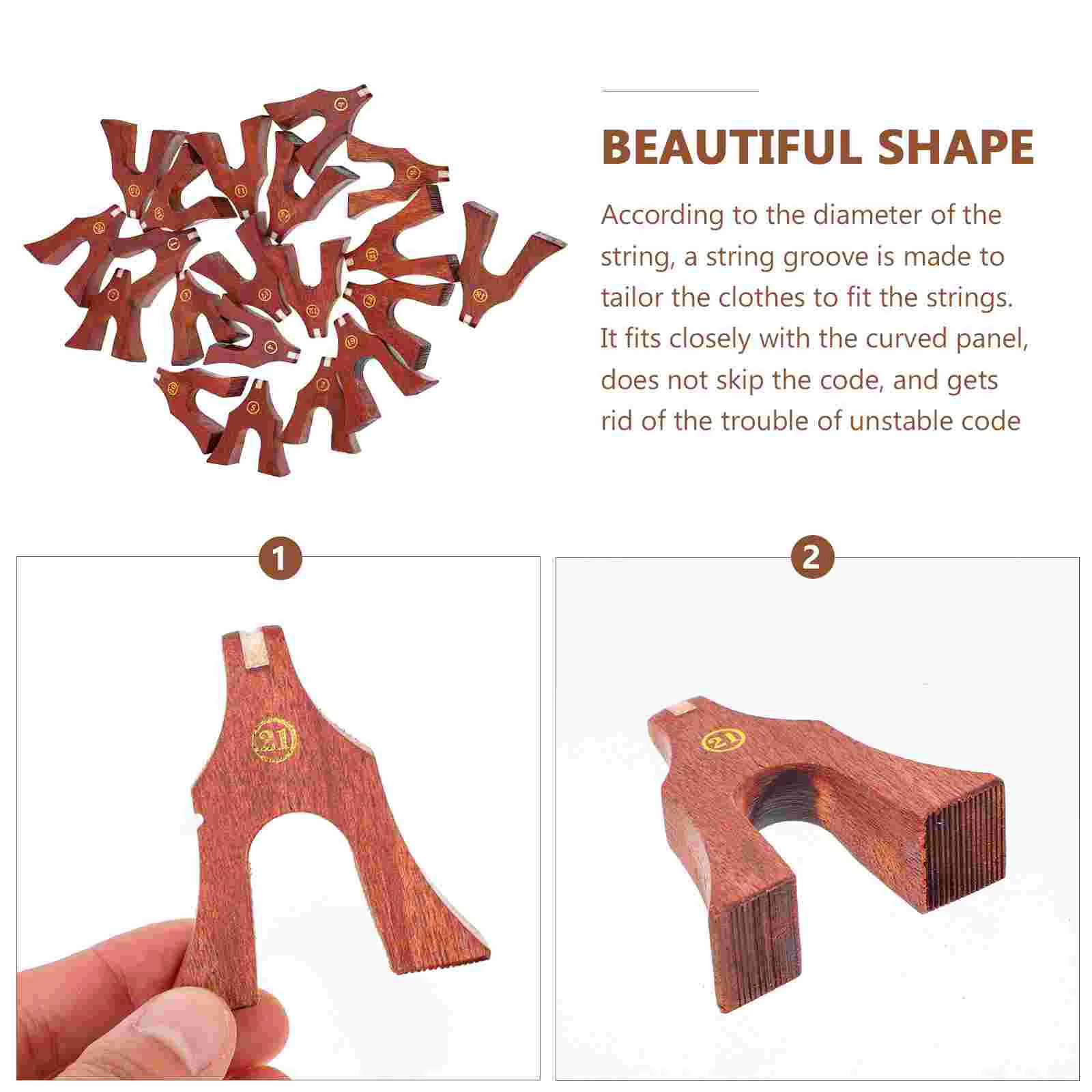 Supplies Guzheng Code Instrument Parts Violin Brown Rosewood Musical Accessories