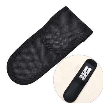 모든 접이식 나이프용 나일론 블랙 칼집, 접이식 포켓 나이프 파우치 케이스, 절단 방지 콜렛 군용 나이프 커버 가방, 고품질