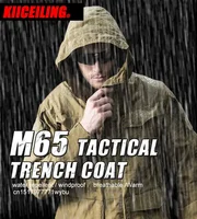 KIICEILING M65 Multicam Tactical Jackets For Men Waterproof Windbreakers Male Camouflage Motorcycle Parka Trench Coat Women 2
