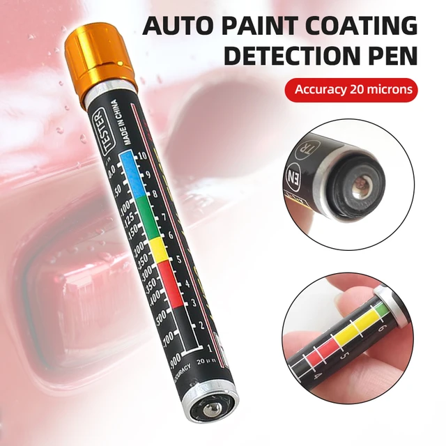 Stylo De Test D'épaisseur De Peinture De Voiture, Stylo De Mesure  D'épaisseur De Peinture Automobile Portable - Instruments De Mesure De La  Largeur - AliExpress