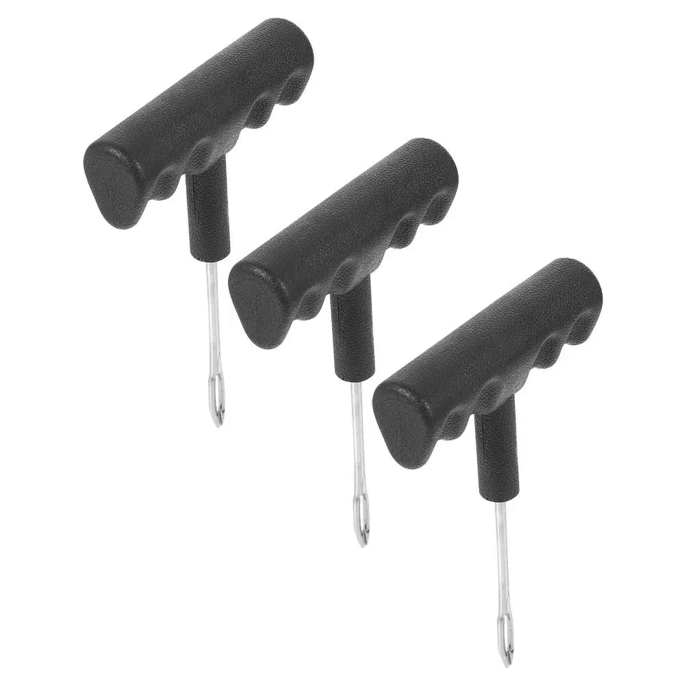 3Pcs 헤비 듀티 튜브리스 타이어 수리 플러그 키트 자동차 오토바이 자전거 트레일러 자동차 용품을 위한 빠른 플랫 타이어 수리 도구