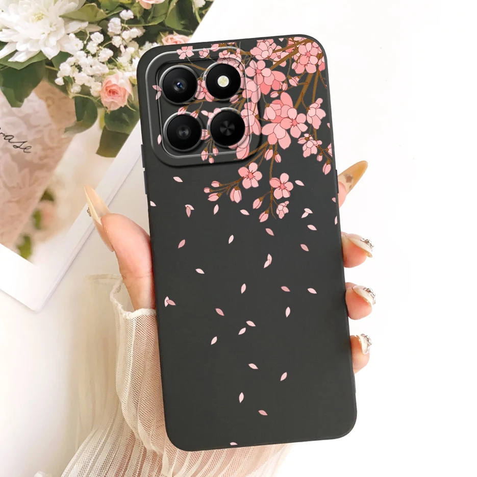Luxury Sunflower Feather Painted Soft TPU Phone Case