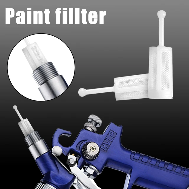 50Pcs Fine Mesh Disposable Spray Gun Filters - Efficient Paint Straining for DIY & Professional Painting 5