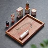 New Marble Trays Decoration Natural Lotus Green Marble Jewelry Tray 30x20cm Rectangular Bathroom Storage Tray Home Decoration 4