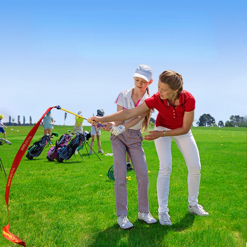 Golf Practitioner Ribbon Swing Stick Sound Practice To Improve Swing Speed Training HGB020 golf swing trainer
