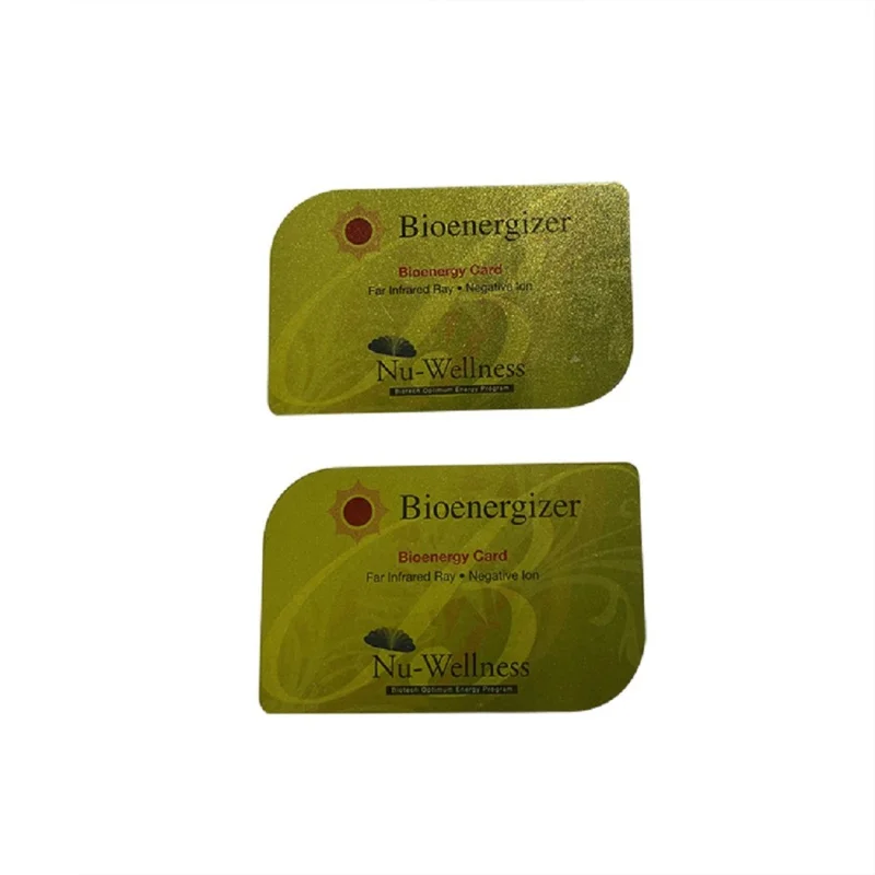 Wholesale price health care positive bio nano energy card with around 3000 ions negative ion do good for body health