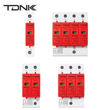TDNK 가정용 및 산업용 SPD 서지 보호기 AC 1P 2P 3P 4P 전압 서지 방지기 10-20KA 20-40KA 30-60KA 옵션 제공