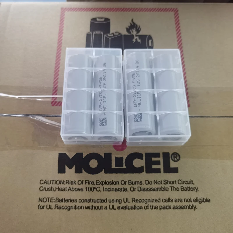 Molicel-bateria de Descarga Original para Ferramenta Elétrica 3.6v 21700 P45b Inr21700-p45b 4500mah 45a 16 Pcs - Image 2