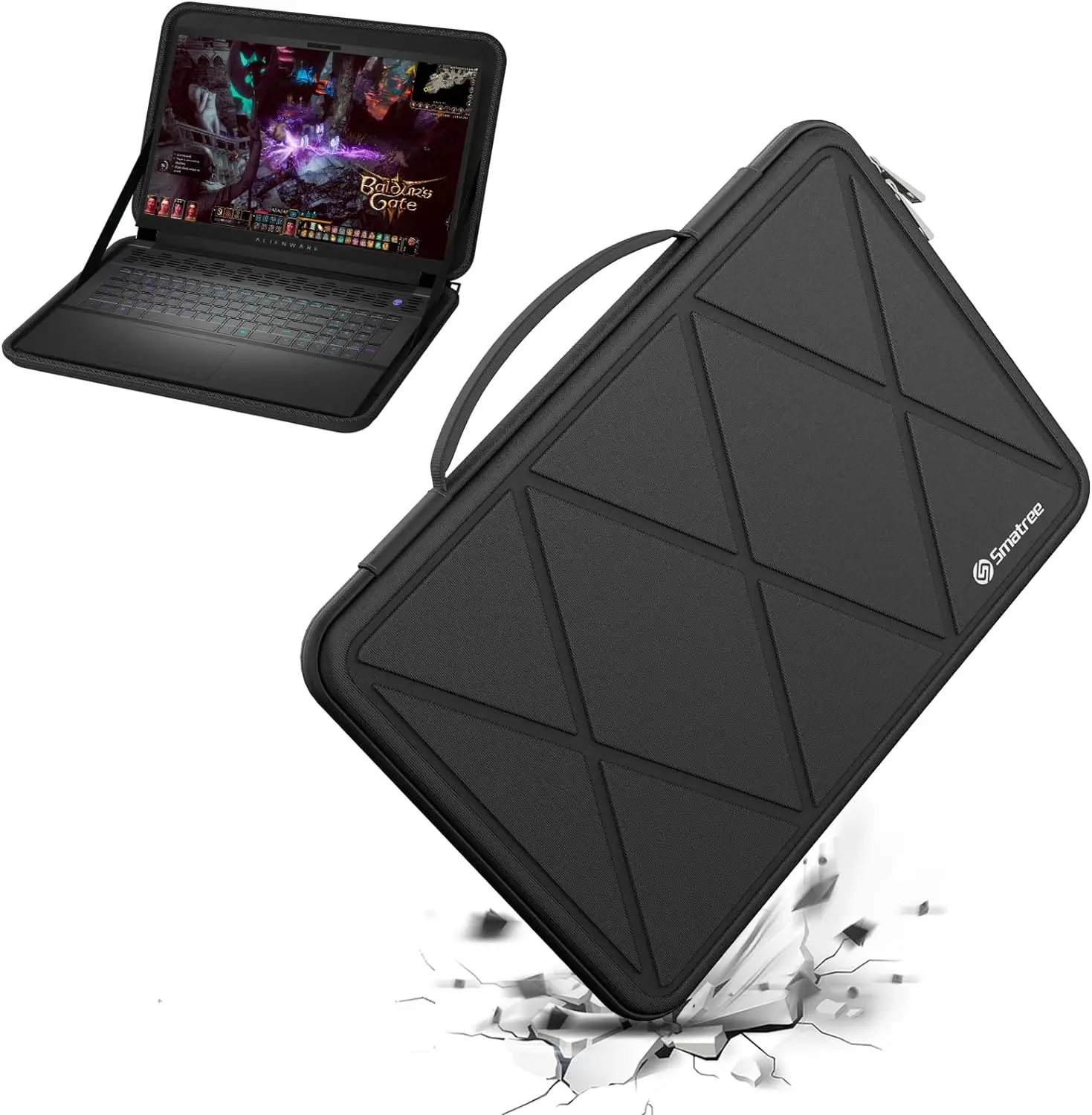 Custodia Impermeabile Sottile Per Laptop Da Gioco Alienware Da 18 Pollici, Custodia Protettiva Rigida In Eva Per Laptop Alienware M18/R2 Da 18 Pollici