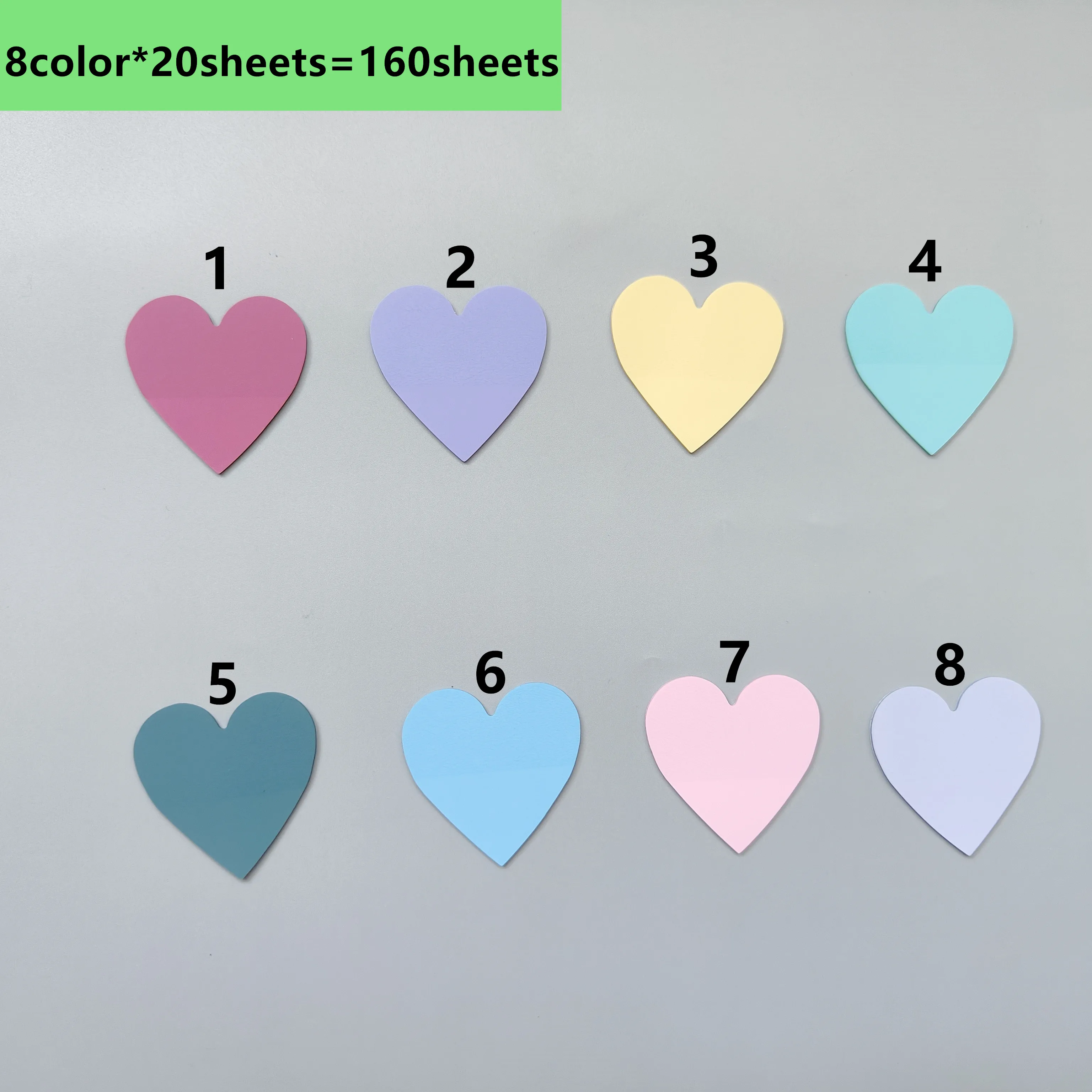 8Packs/Set Transparent Sticky Notes Self-Adhesive BookMarkers Annotation Reading Book Clear Tab Kawaii Cute Stationery 4