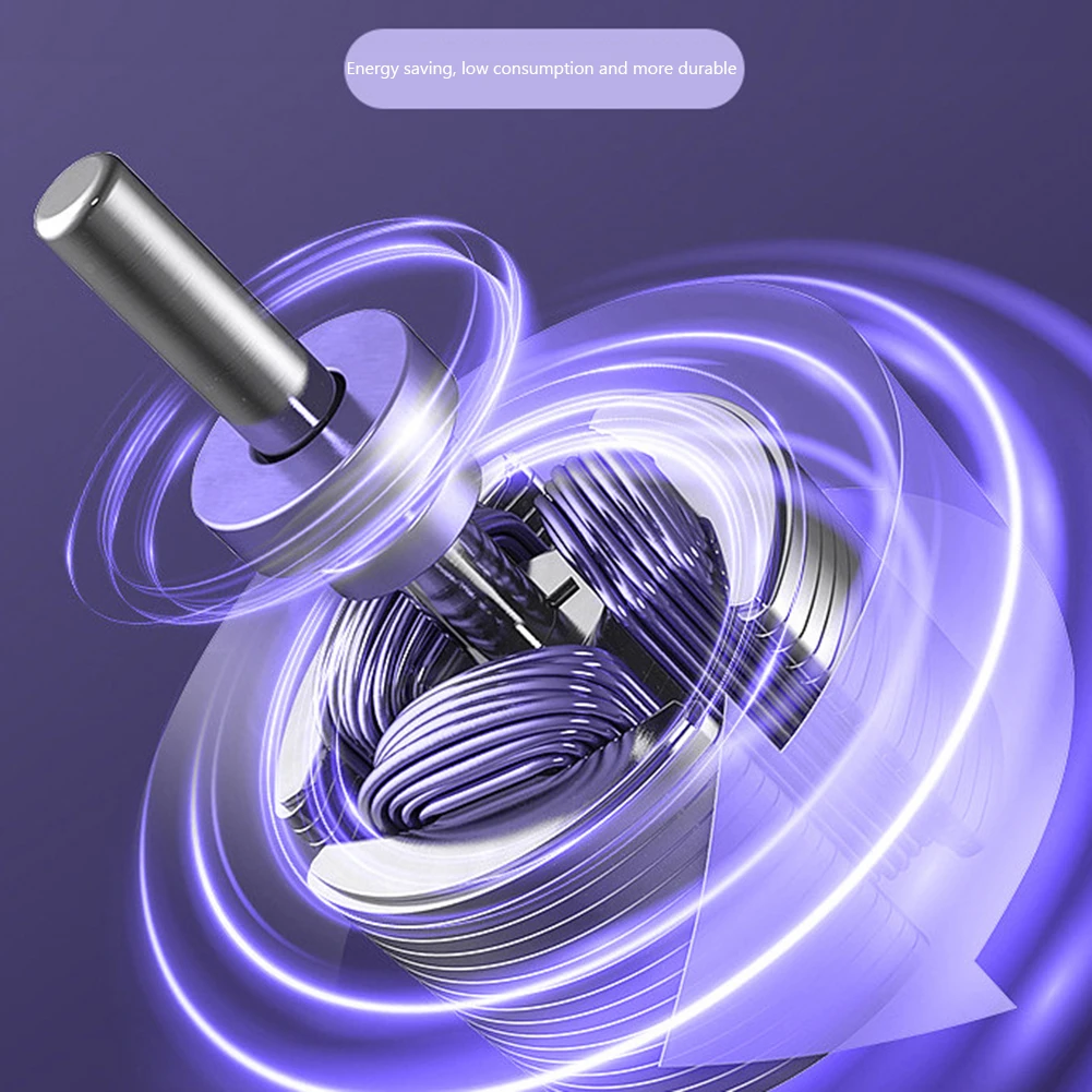 8L Green Purple Folding Washing Machine Three-Gear Mode Decontamination Simulated Hand Gentle Rotation Folding for US EU UK Plug