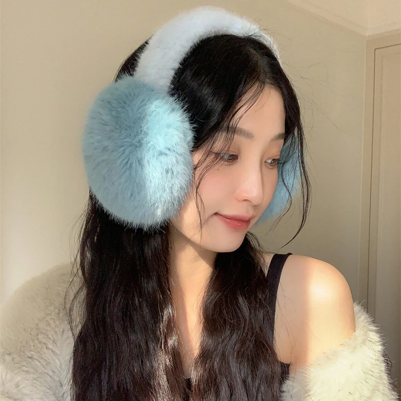 Soft Plush Ear Warmer Winter Earmuffs Outdoor Cold Protection Folding Earflap warm earmuffs