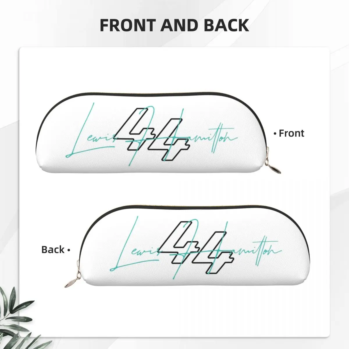 시그니처 F1 드라이버 루이스 해밀턴 연필 케이스 연필 주머니 보관 문구 용품 대형 보관 펜 상자 연필 가방