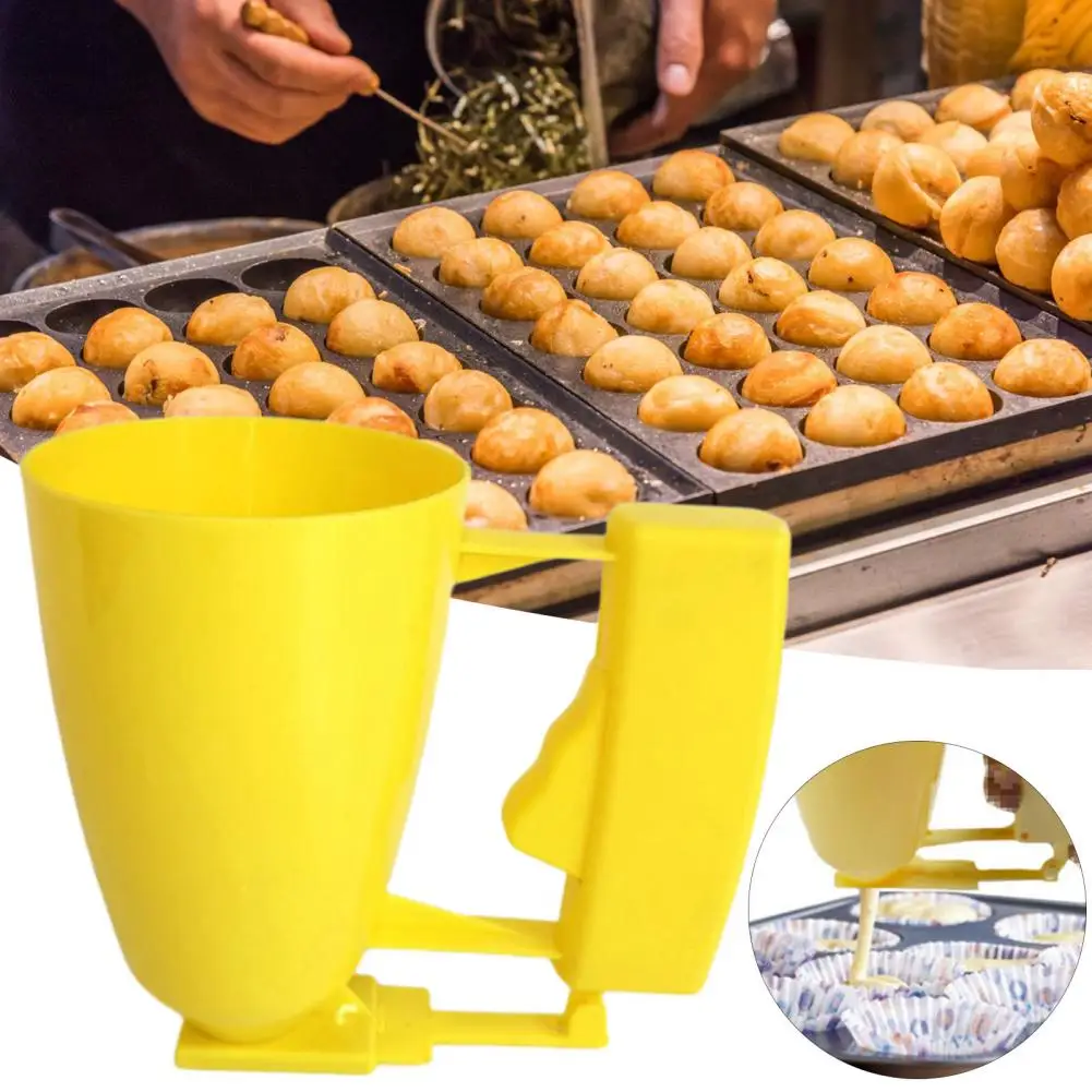 

Batter Dispenser Food Contact Grade Reusable Plastic All-in-1 Cupcake Cream Dough Funnel Meat Ball Maker Kitchen Accessories