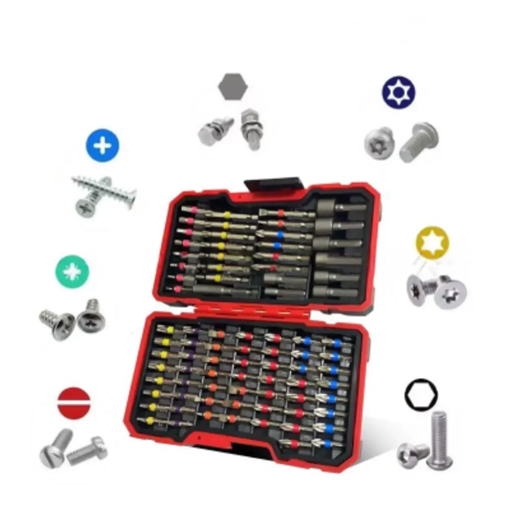 Drop Resistant Sleeve Set With Quick Release Rod Electric Screwdriver Equipped With Quick Release