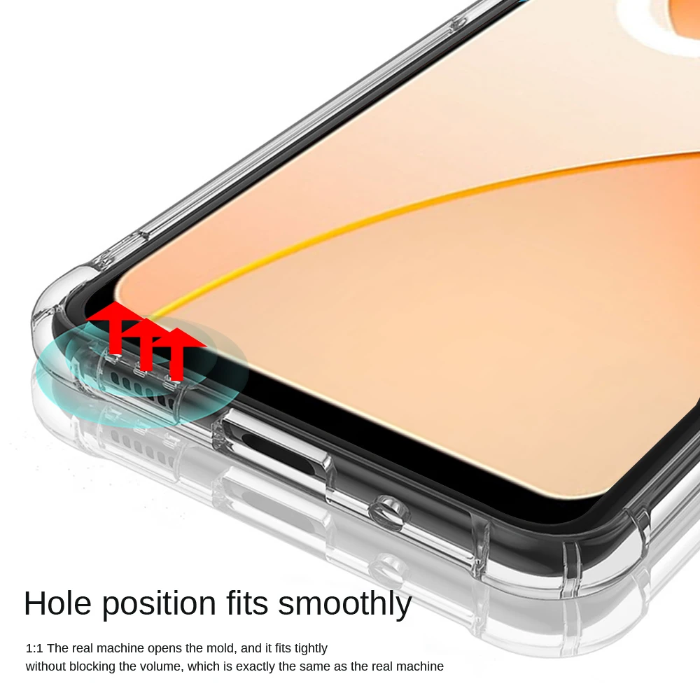 Clear Case For Realme C31 4G Soft Silicone Cover Transparent Funda RealmI C31 c 31 31c Realmec31 Anti-fall Shell Coques 6.5inch phone case phone protector cover