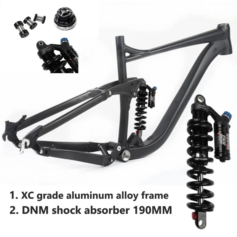 XC Class Cross Country Full Suspension Mountain Bike Frame DH Downhill 27.5/29in*15/17/19/21cm MTB Suspension Frame bicycle parts bicycle frame