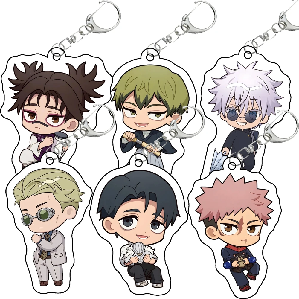 Jujutsu Kaisen Character Acrylic Keychain Accessory