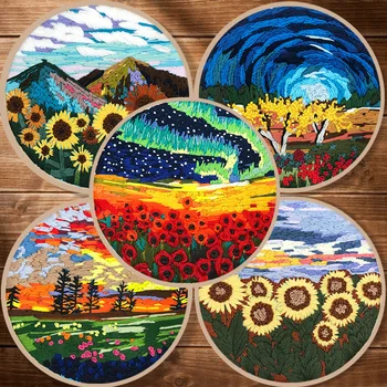 Beginner Nature Embroidery Kit 1