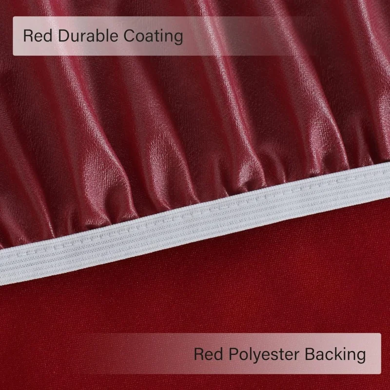 New 60-140cm Weding Round Table Cover Waterproof Case Dining Table Oil-Proof Elastic Tablecloth Fitted Wedding Decoration Hotel 5