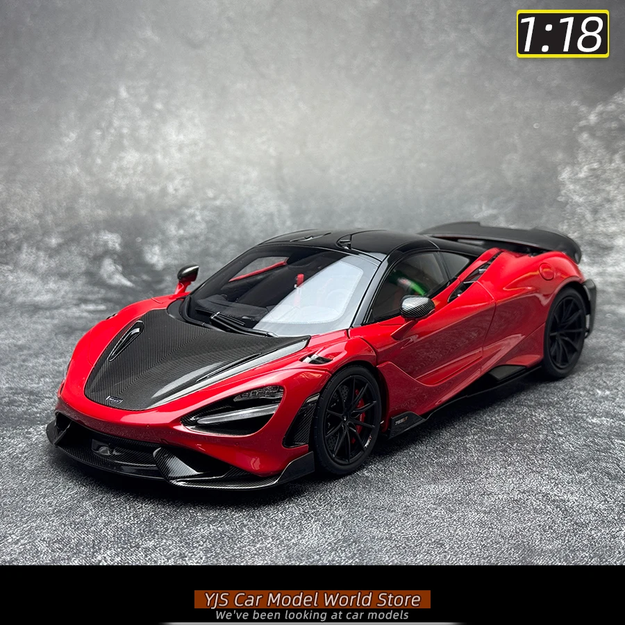HPD 1:18 新しい 765LT スポーツカー合金車モデルコレクションギフト静
