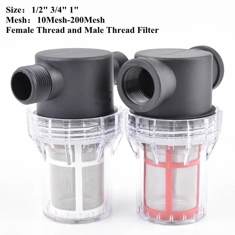 

Garden Watering Filter 1/2" 3/4" 1" Irrigation System Impurity Filter Agricultural Aquaculture Household Water Impurity Strainer