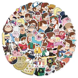 10/30/50pcs Cute Anime Disney Gravity Falls Cartoon Stickers Decals Laptop Skateboard Notebook Decoration Sticker for Kids Toy