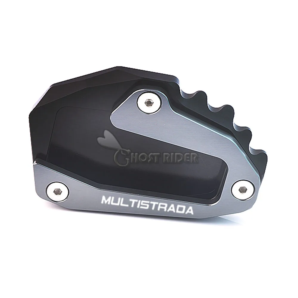 PER Ducati Multistrada V4 S Sport 1A 2020-2022 Moto Cavalletto Laterale Piede Ingranditore Piastra Pad Cavalletto Supporto Pad Borsette copertura - immagine 4