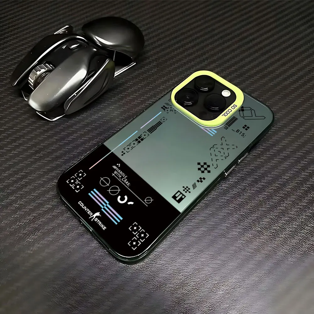 thumbnail image 1 of Funda de teléfono transparente para iPhone, carcasa trasera mate a prueba de golpes para iPhone 16, 15, 14, 13, 12, 11 Pro Max, X, XR, XSMAX, 8, 7 Plus, 1 of 5
