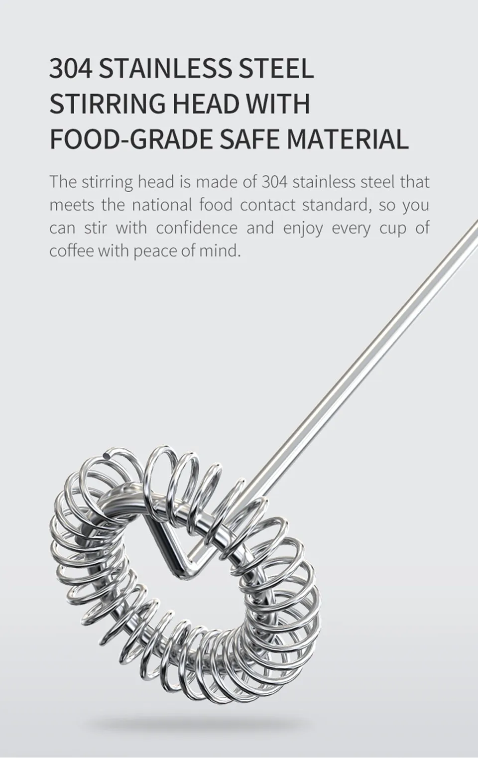 Description Picture 6 of itemMilk Frother Handheld Mixer Foamer Coffee Maker Egg Beater Chocolate/Cappuccino Stirrer Mini Portable Blender Kitchen Whisk Tool