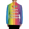 IFPD Customized 3D Printing Blazer Men's Jacket DIY Your Design Pieture Fashion New Plus Size Lady Coat Dropshipping Wholesale 3