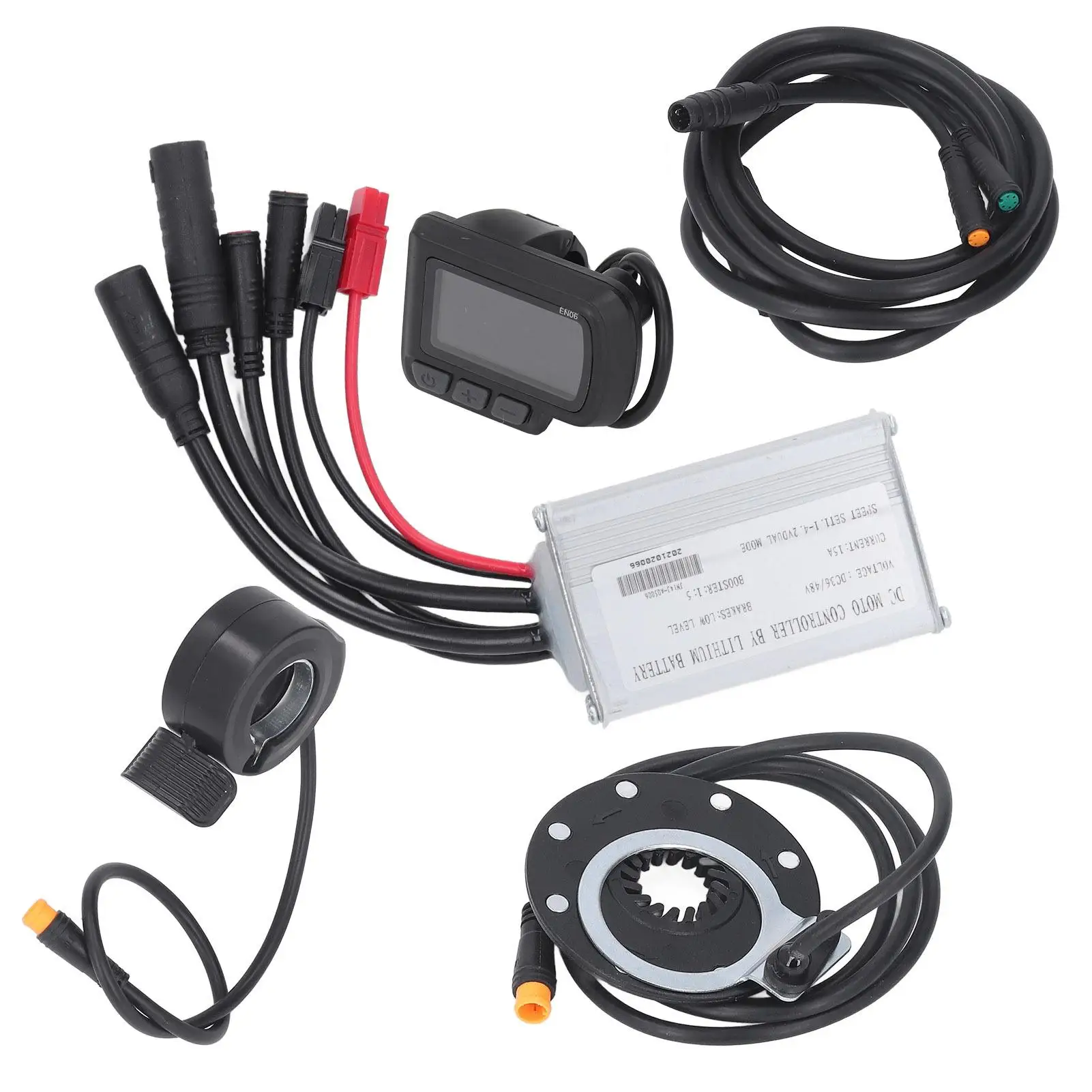 36V 48V 250W 350W Electric Bike Motor Controller & EN06 Display Kit for Scooter Upgrade