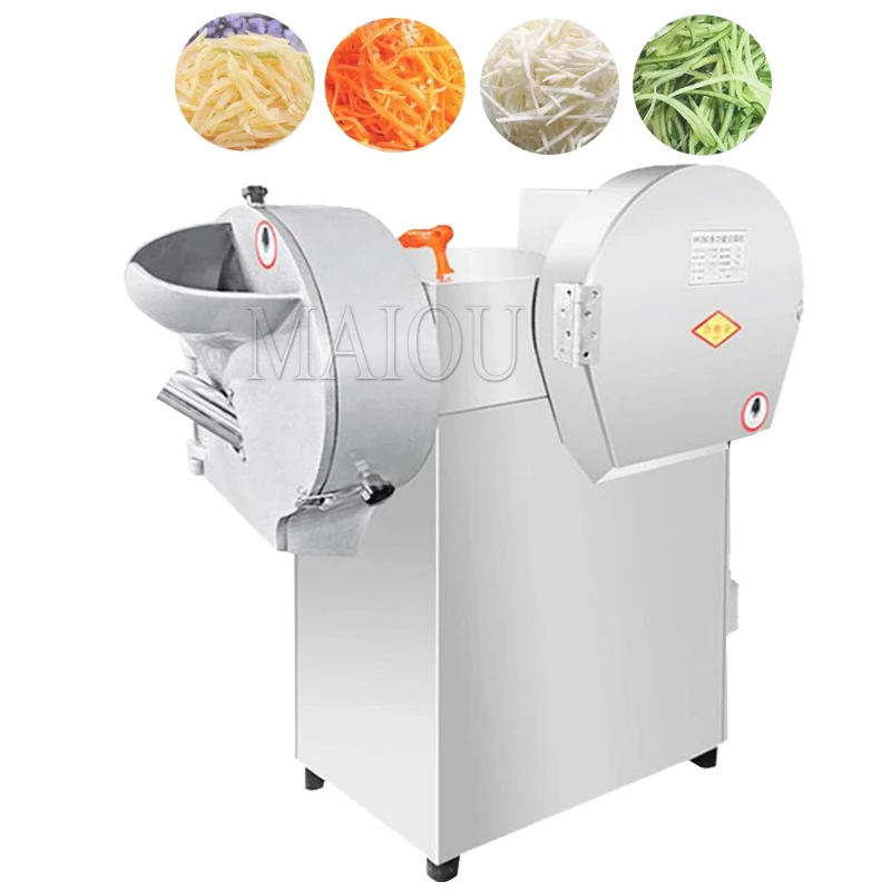 

Multi-Functional Double-Head Vegetable Cutter Large Commercial Electric Automatic Canteen Kitchen Equipment Slicing Section