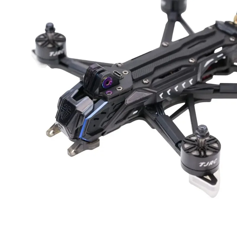 TJRC FJ-5 Kit telaio drone FPV da 5 pollici, fibra di carbonio impermeabile IP68 con LED per O4 / Walksnail / DC, compatibile con il sistema Power HD - immagine 3