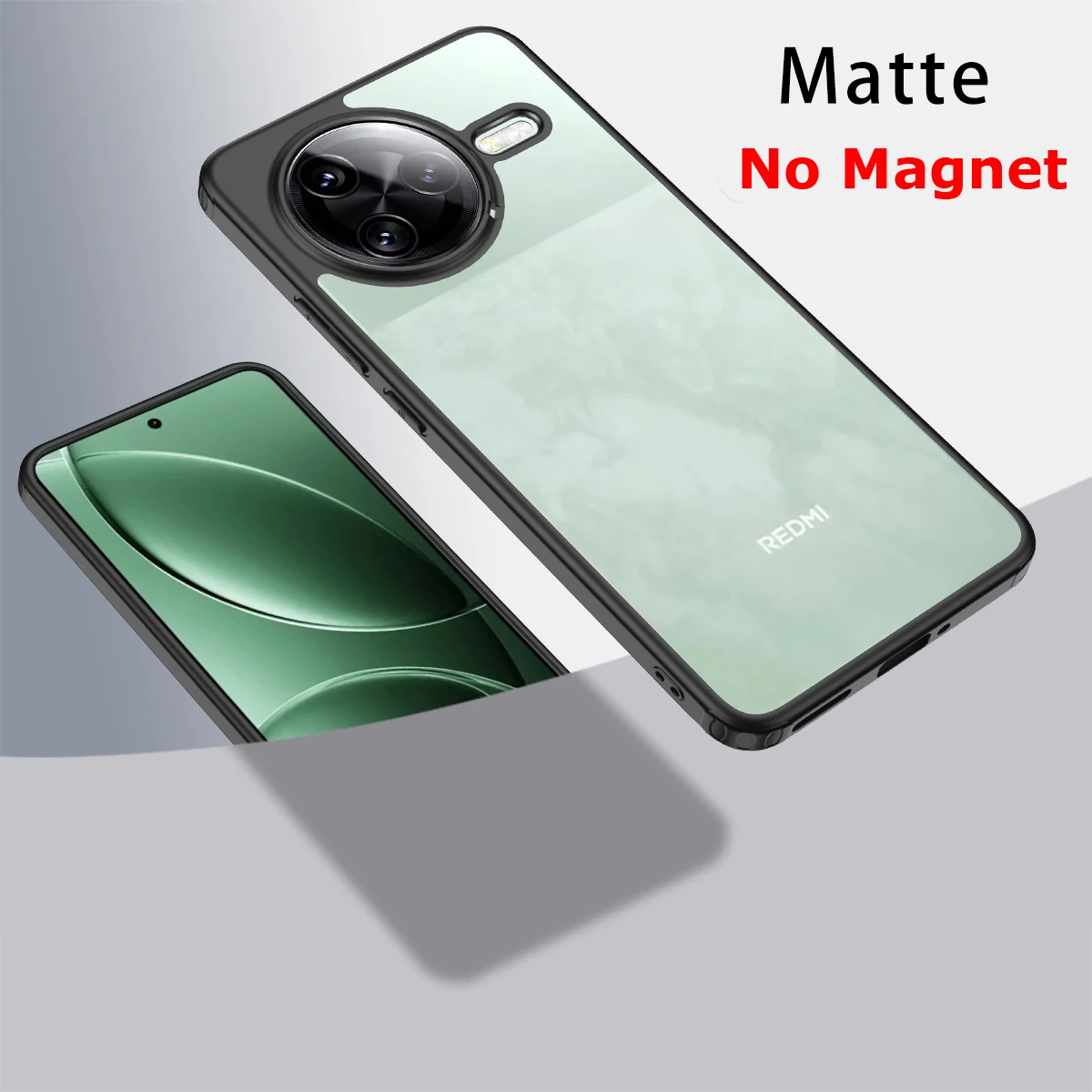 Crystal Clear Shockproof Camera Protection Case - Transparent Cover