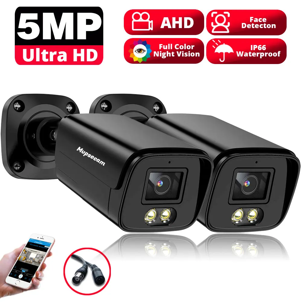 

Камера видеонаблюдения Ultra HD 3000TVL полноцветная с функцией ночного видения, 5 Мп