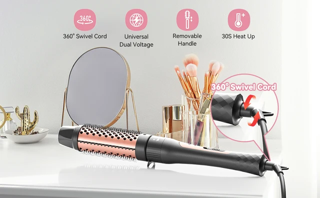 Straight Confidence Cepillo De Aire En Remington CEPILLO DE AIRE