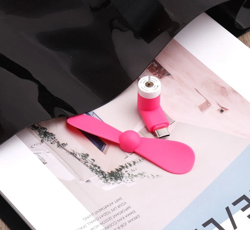 Creative Mini Micro Portable Fan Mobile Phone Mini Fan Charging Treasure Cooling Fan For Type-C USB Gadget Fans Tester 16 S20b29bb4d1ed4041a8cb2f6a5ee9e990N