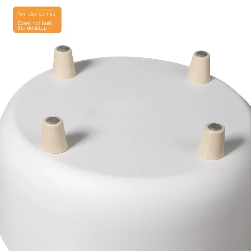 Desktop Trash Can Household Living Room Push-type Paper Basket Office Peel Paper Waste Basket Dormitory with Lid