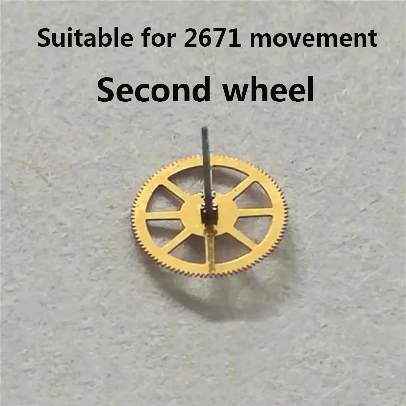 

Аксессуары для часов подходят для ETA 2671, запасные части для механического механизма второго колеса часов