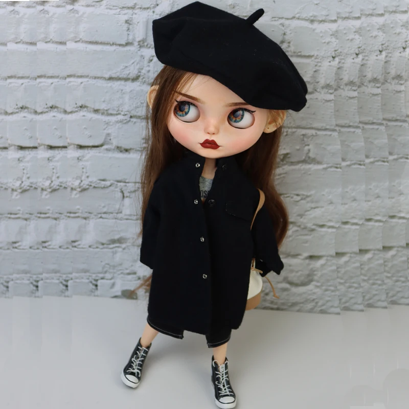 Blyth Doll Winter Coat Pants Jeans for Ob24 Ob22 Azone Blythe Doll Clothes