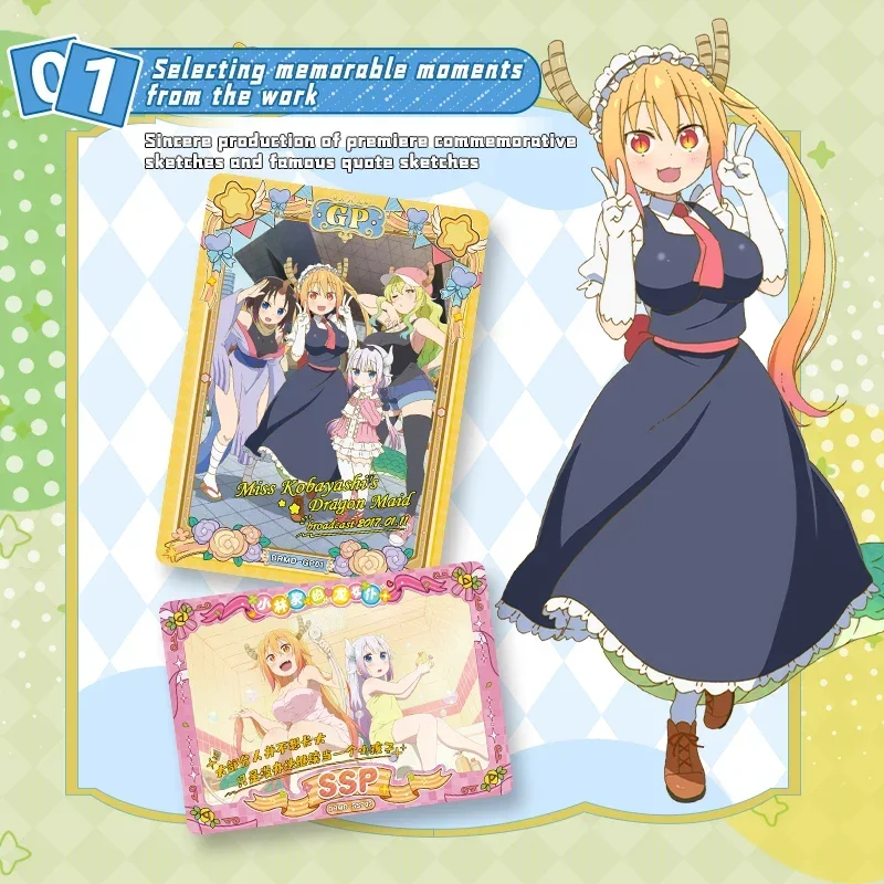 10 Packs CARDFUN Miss Kobayashi's Dragon Maid Collectible Card
